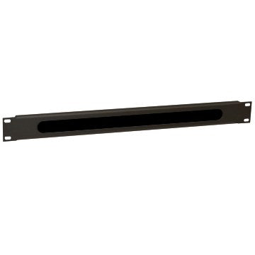 Wp Guía Cable With Brush 1U Black Ral 9005 — image 1
