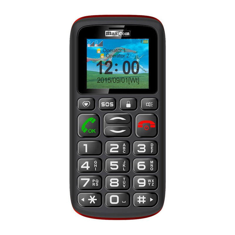 Maxcom Phone Mobile Phone Confort MM428L Black