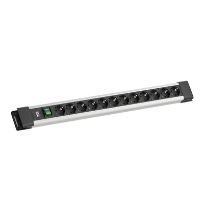 Bachmann Connectus 12XCEE7 3, 1X Switch 2,0M CEE7 7 Grey — image 1