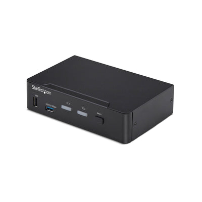 StarTech.com 2-PORT DisplayPort KVM Switch 4K 60HZ DP 1.2 Hdcp 1.4 Edid Management 2-PORT USB 3.0 Hub DP KVM U — image 1