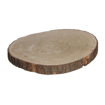 Base Decorativa Tronco Wood Ø34X4CM — image 1