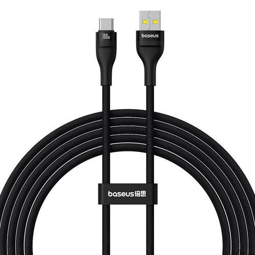 Baseus Flash 2 Cable Charging Fast USB a USB C 2M 100W Black — image 1