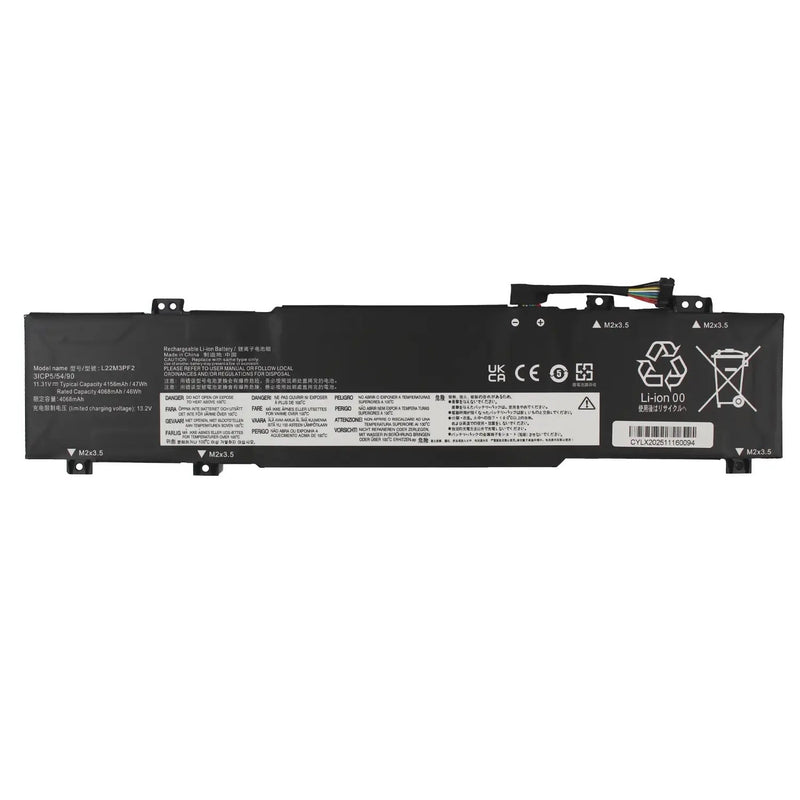 Battery Laptop L22M3PF2 L22D3PF2 L22C3PF2 L22B3PF2 L23D3PF0 L22X3PF2