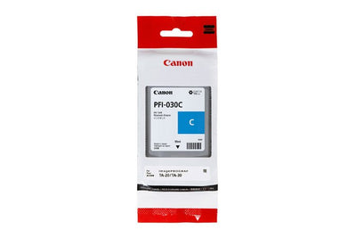 Canon Cartridge Ink Cyan PFI-030 Cyan/55ML/ Compatible Plotter Canon TA-20, TA-30 — image 1