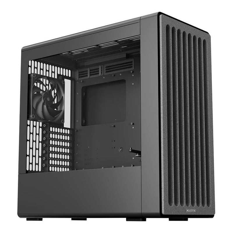 Havn PC Case Bf 360 Midi-tower, E-atx, Tempered Glass - Black