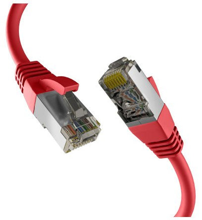Efb CAT.8.1 Red 0,25M RJ45 Network Cable S FTP Pimf — image 1
