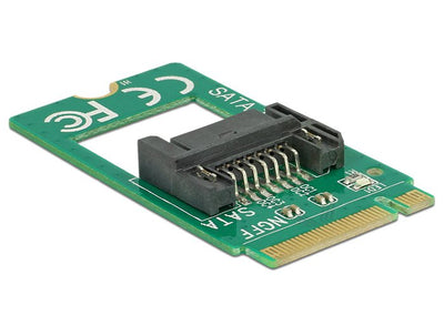 Delock Adapter 67PIN M.2 Key B - SATA 7PIN M/M — image 1