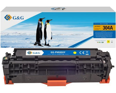 G&g Toner Compatible With HP 304A/ HP CC532A/ — image 1