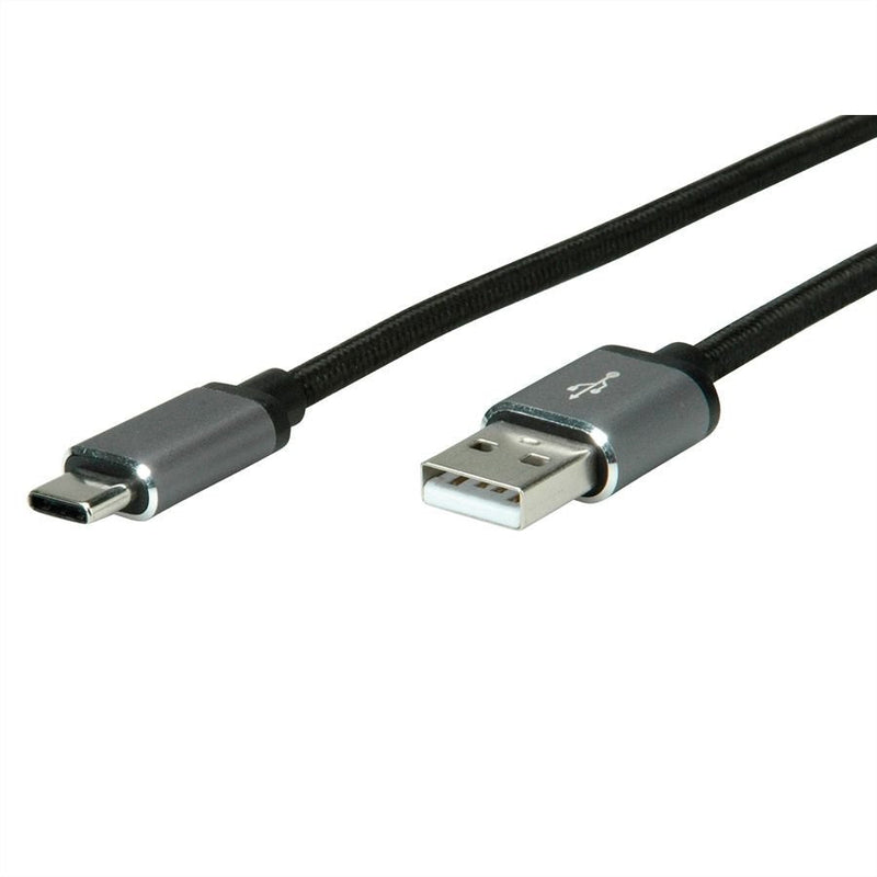 Roline Cable 11029029 USB 2.0 3M USB a USB C Black Silver