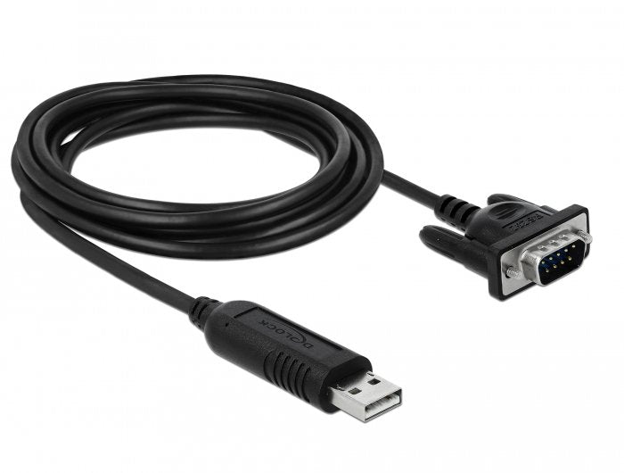 Delock Adapter USB 2.0 Typ-a a 1 X Seriell RS-232 DB9