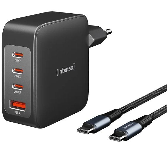 Intenso Charger Kit GaN W140A3C + USB Cable -c