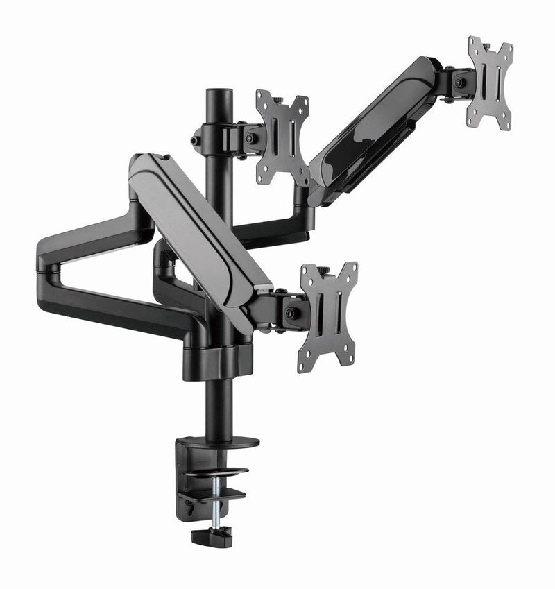 Gembird Desk Mounted Adjustable Mounting Arm For 3 Monitors - Full-motion