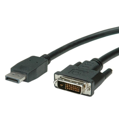 Value DisplayPort Cable DP St - DVI-d St, Black 5M — image 1