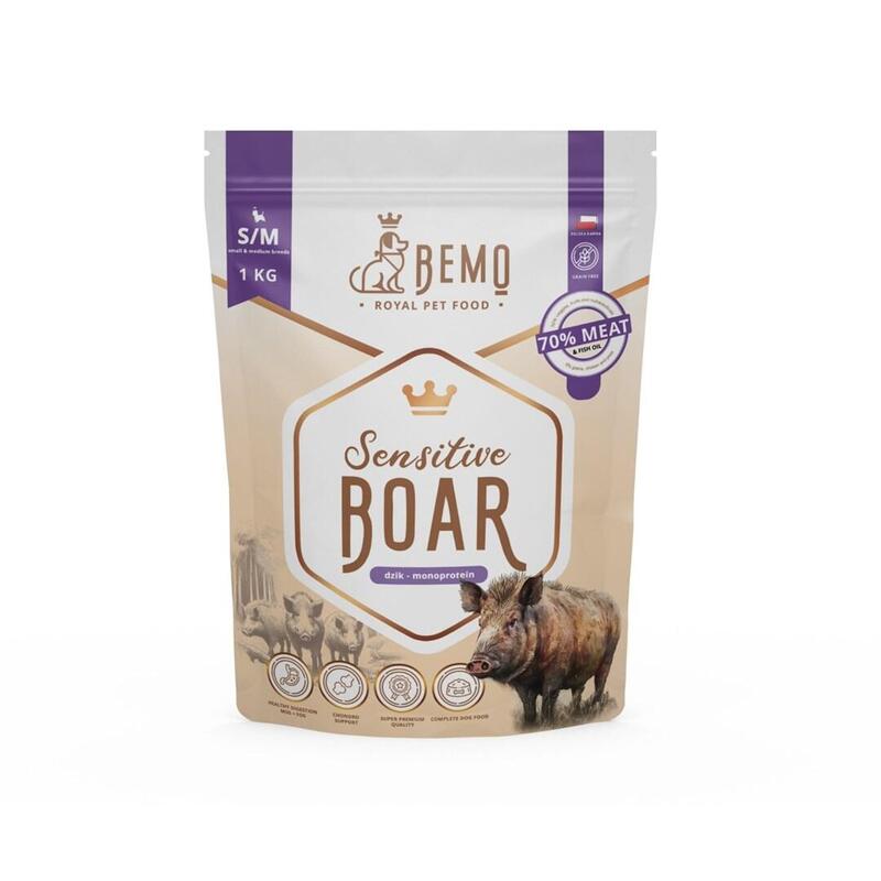 Bemo Sensitive Boar Small/Medium Mono - Alimento Seco Perros - 1KG