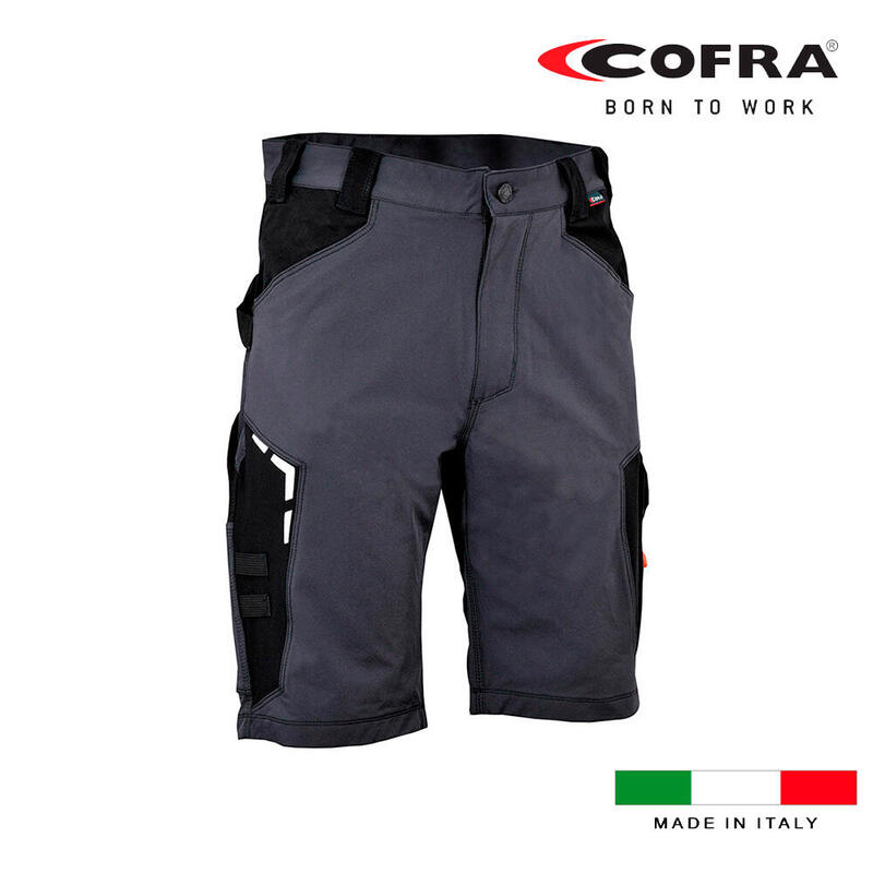 Cofra Bermuda Bortan Grey Oscuro Black Size 46