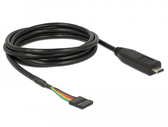 Convertidor USB Type-c™ 2.0 Connector Male a Ttl (3,3V) 6 Pin Connector Female Poste 2,0M