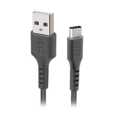 Sbs TECABLETC220K USB Cable 2M USB 2.0 USB a USB C Black — image 1