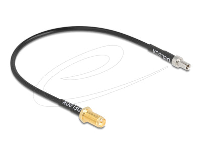 Delock Cable Antenna Rp-sma Connector Female Assembly a TS-9 Connector Male RG-174 20CM — image 1