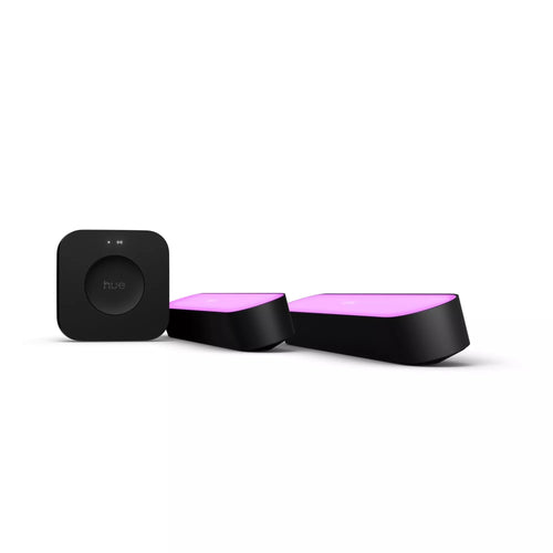 Philips Hue White And Colour Ambiance Kit Inicio: 2 Barcodes Luces Play + Hue Bridge Pro — image 1