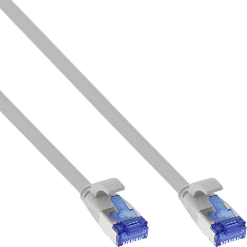 Inline Network Cable Flat , U/FTP, CAT.6A, Tpe Libre Halógenos, Grey 0,5M