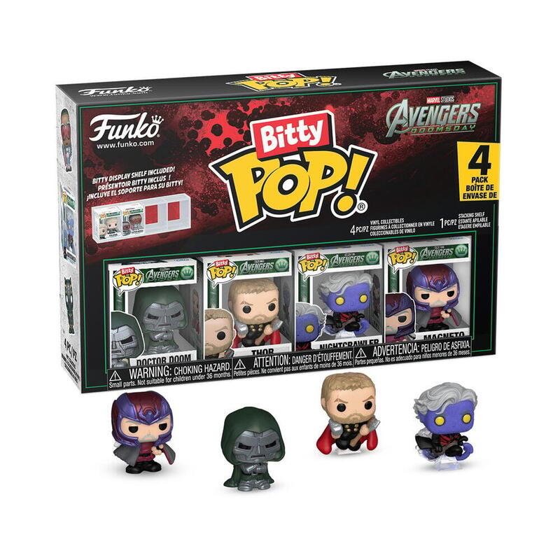 Blíster 4 Figuras Bitty Pop Marvel Studios Avengers Doomsday