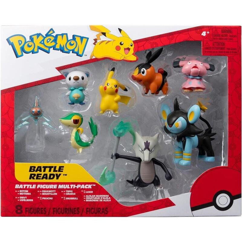 Blister 8 Figuras Battle Ready Pokemon