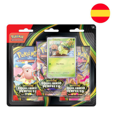 Pokemon Blister Cartas 3 Sobres Equilibrio Perfecto Spanish — image 1