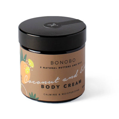 Coconut and Lime Body Cream / Calming and Moisturizing