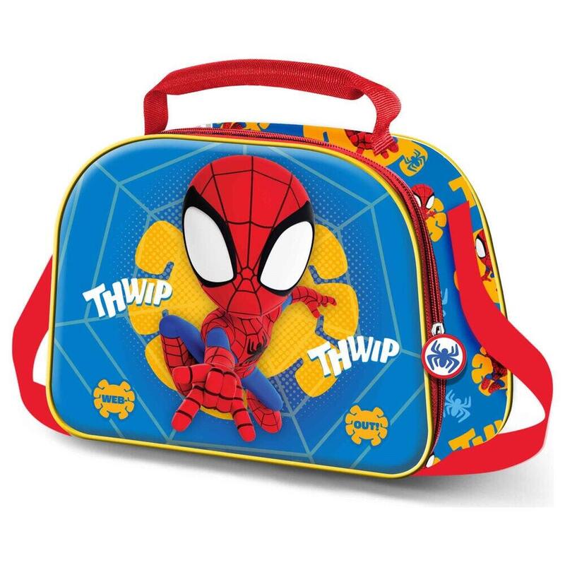 Bag Portameriendas 3D Web Out Spiderman Marvel