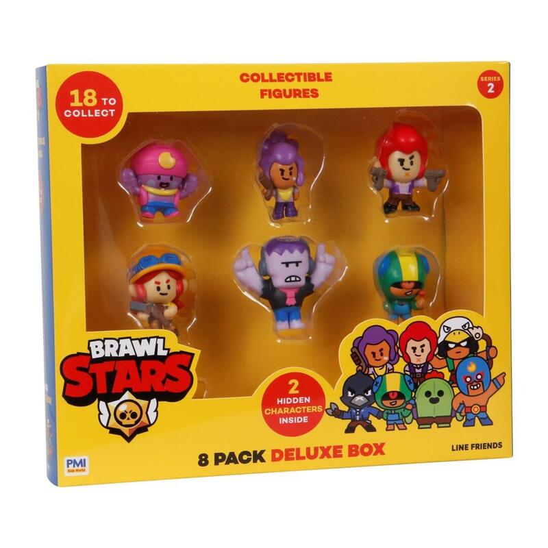 Brawl Stars S2 Figuras -8 Pack Deluxe Caja Ver.a