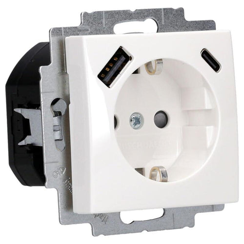 Busch Jaeger 20 EUCB2USBAC-914 20 EUCB2USBAC-914 Schuko®- USB-A + C Socket Power — image 1