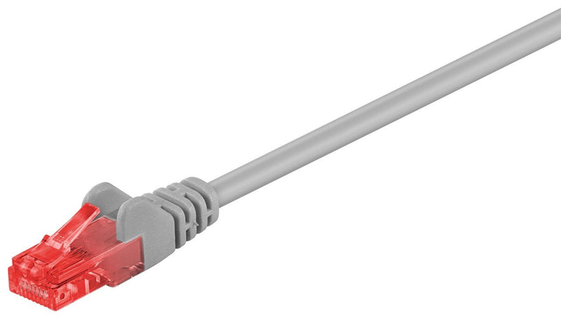 Goobay Cable 68444 CAT.6 Patch, U UTP, Grey, 10M