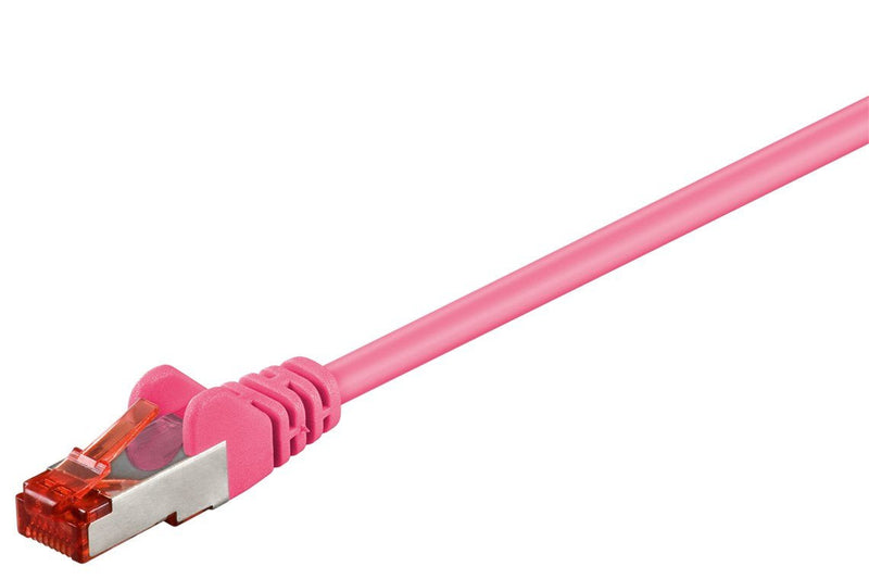 Goobay 10M CAT.6 Network Cable, S/FTP (pimf), Magenta