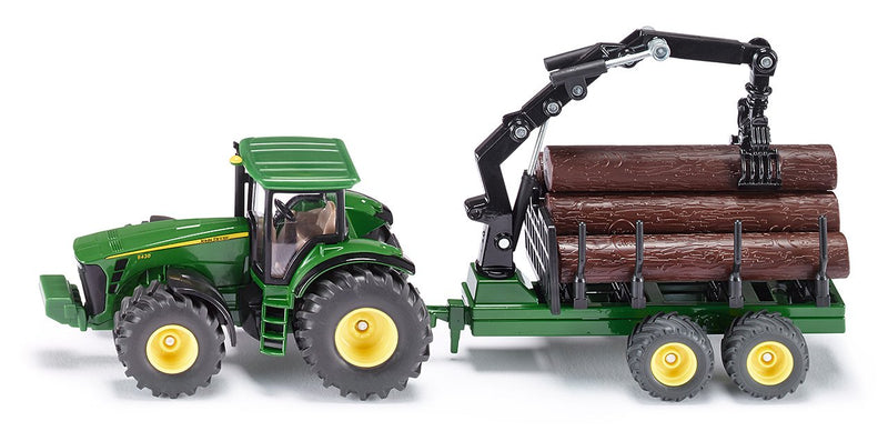 Siku Tractor Farmer With Remolque Forestal, 10195400003