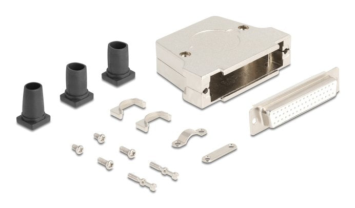 Sub-d Housing Connector 50 Pin Metal Includes Connector Female And Material Assembly