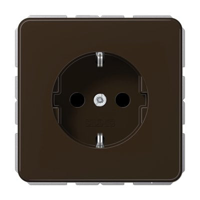 Jung CD1520BR Schuko Socket Power 16A 250V Cd Brown