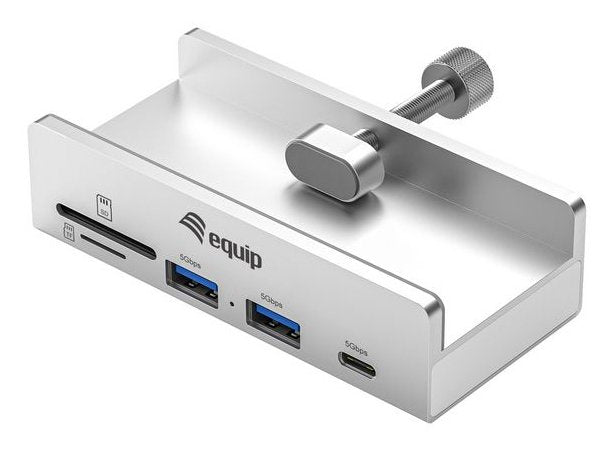 Equip Hub USB-C 128968A 2x USB-A 1x USB-C 1XSD 1XTF Clip Adjustable