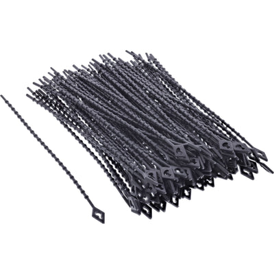 Inline Cable Ties Ball Length 150MM Black 100UDS — image 1