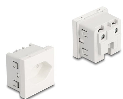 Delock 81437 Tomacorriente Easy 45 With Connection a Tierra T13 Suiza 45 X 45MM — image 1