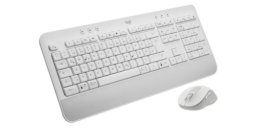 Logitech Signature MK650 Combo For Business Keyboard Mouse RF Wireless + Bluetooth Qwertz German White — image 1