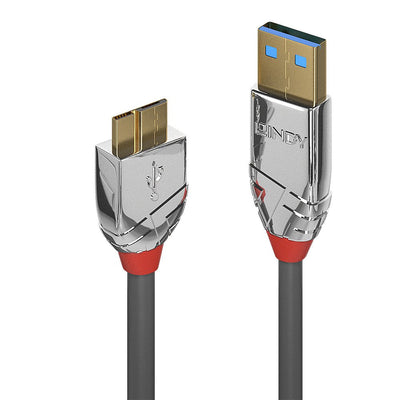 Lindy USB 3.0 Cable Typ a/Micro-b Cromo Line M/M 0.5M — image 1