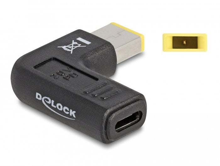 Delock Adapter Notebook Cable Charging USB Type-c™ Connector Female a Lenovo 11,0 X 4,5MM Connector Male 90° A