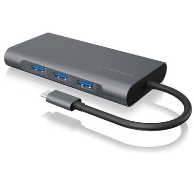 Dockingstation Icybox USB-C - USB 3.0/HDMI/VGA/LAN/SD/Msd/ — image 1