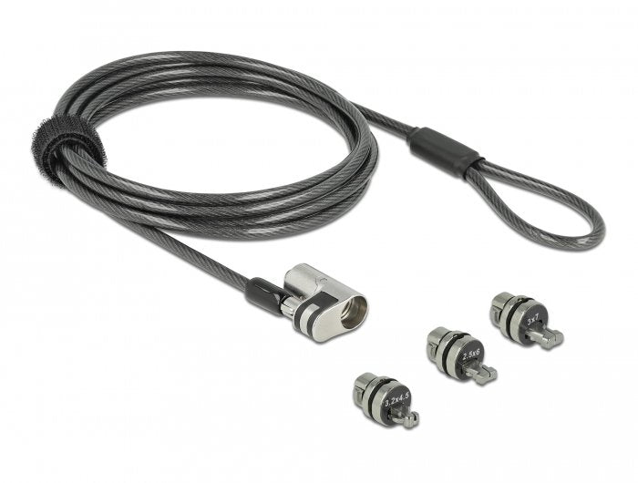 Navilock Notebook Cable Security With 3 Verrieglungsköpfen