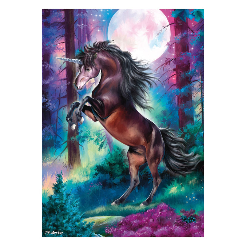 Schmidt Spiele Unicornio Luna Llena, Rompecabezas 1000 Pieces 58887