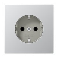 Jung AL1520 Schuko Socket Power Aluminium — image 1