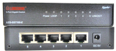 Longshine Switch Gigabit , 5 Ports LCS-GS7105- And Metal — image 1