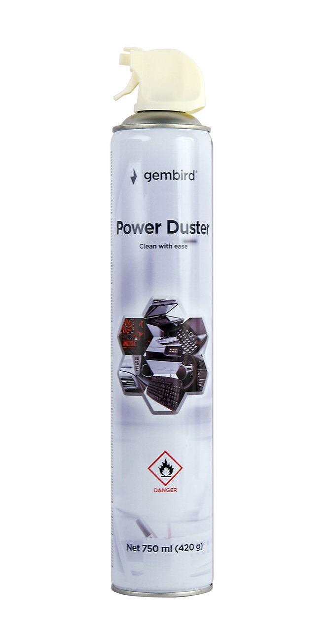 Gembird Spray Limpiador, Air Compressed CK-CAD-FL750-01, 750ML