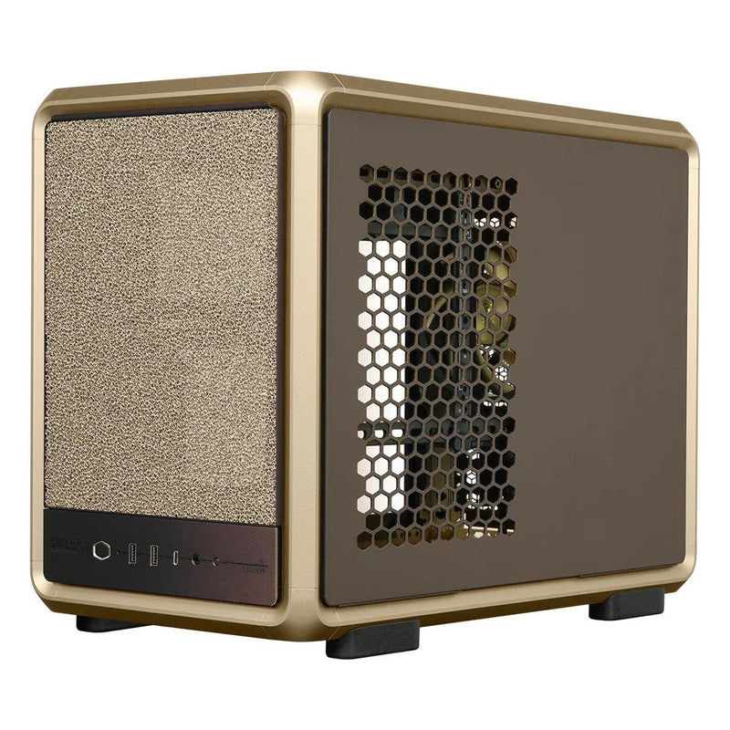 Cooler Master PC Case Masterframe 400 Mesh Gold Limited Edition Box microATX - 2x USB-A 3.2 1x USB-C 3.2 1X Au