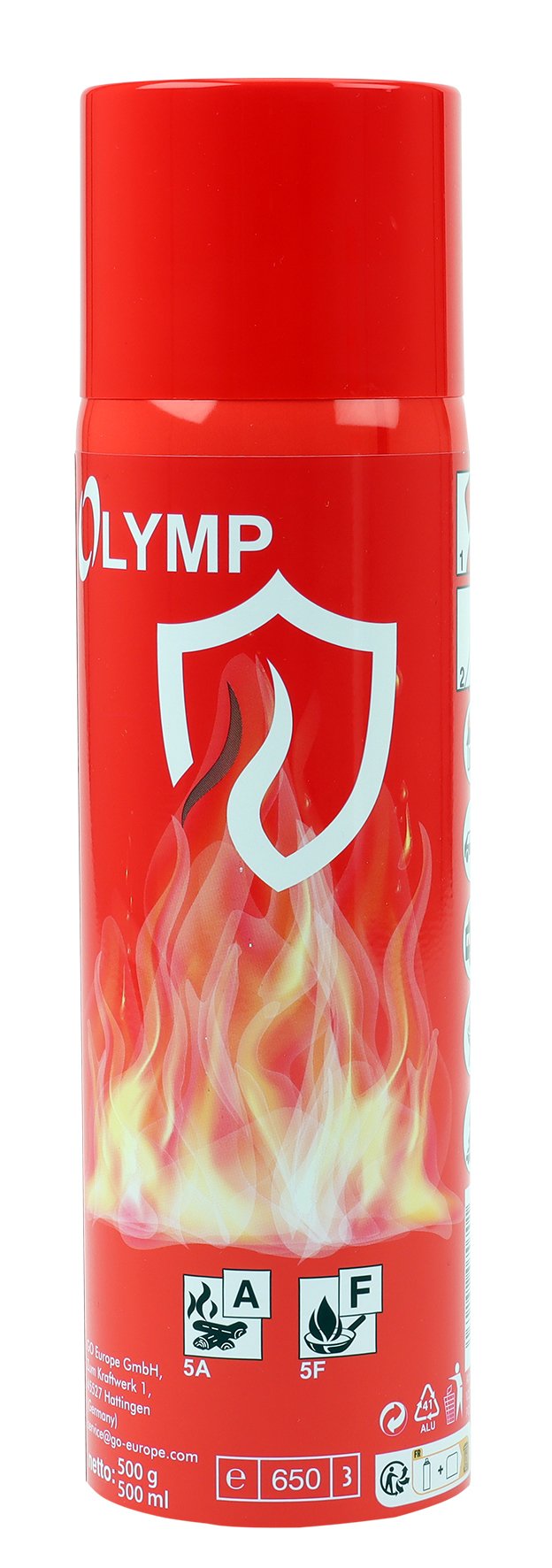 Olymp Feuerlöschschaum/-spray Im 12ER Display Red